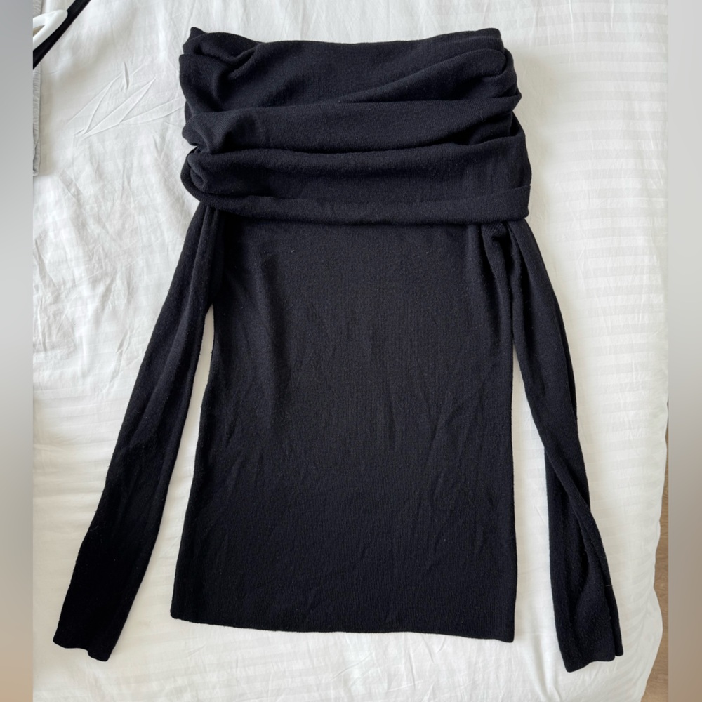 Zara OTS Knit Top